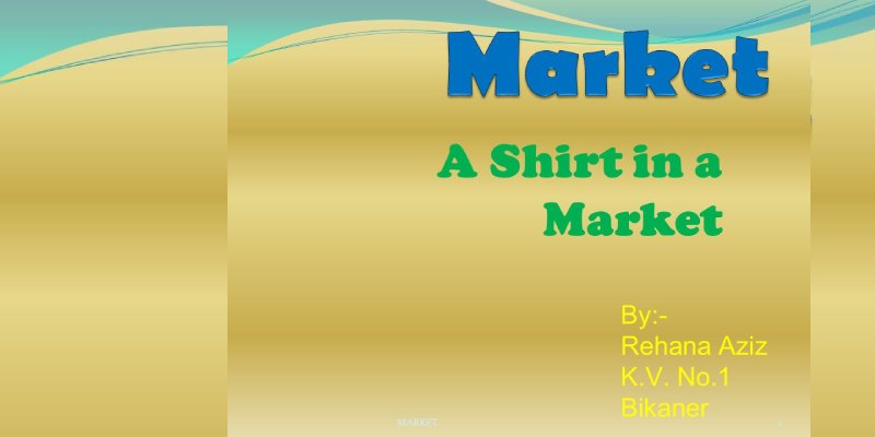 A Shirt in the Market Quiz For 7th Grade
