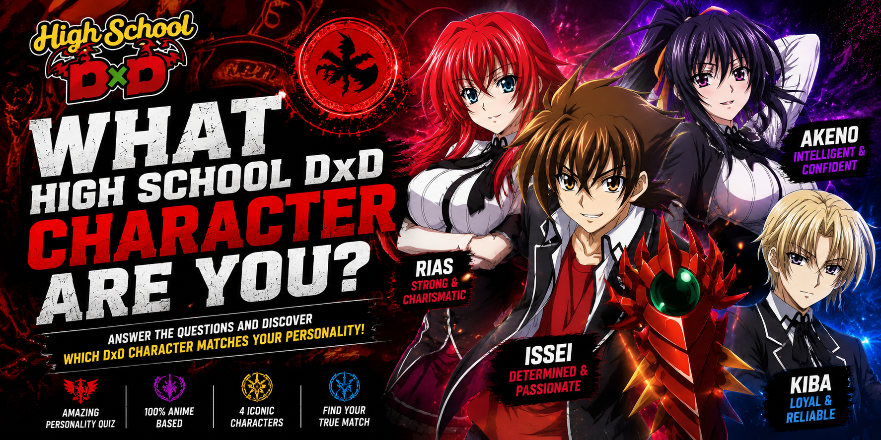 What High School DxD Character Are You?