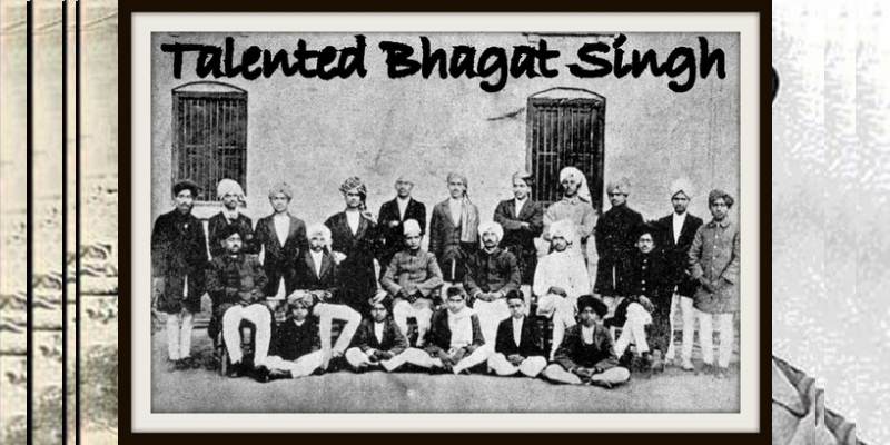 Which college did Bhagat Singh attend in 1923?