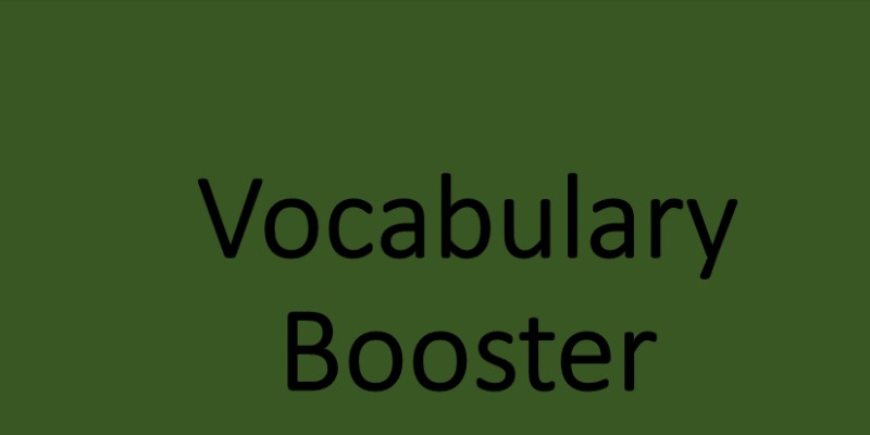Let's Take English Vocabulary Booster Quiz